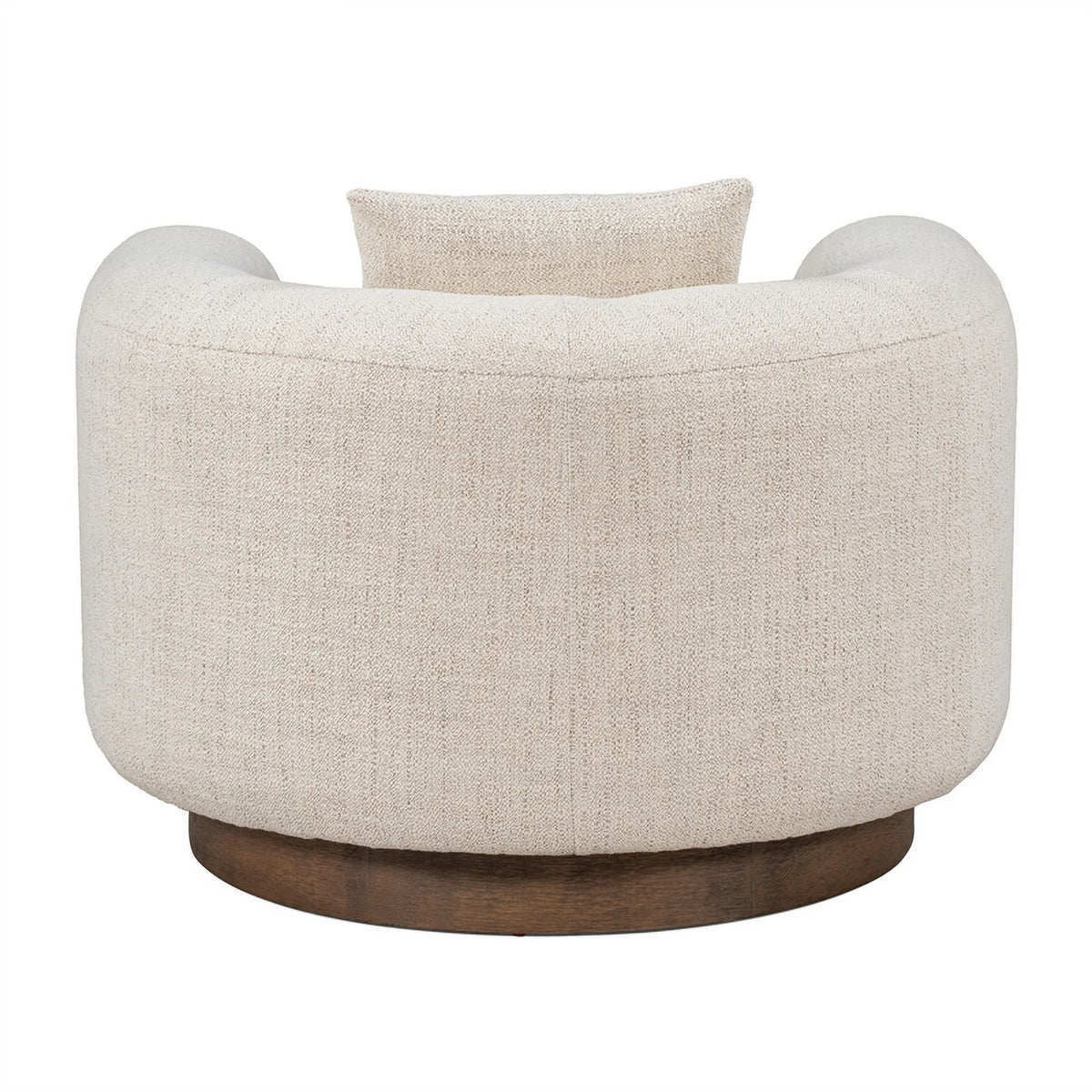 Cream Fabric Accent Chair W43435