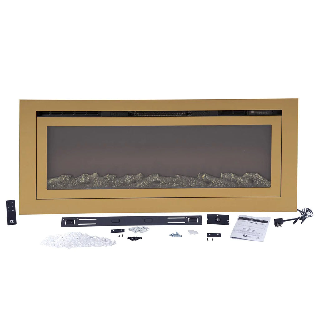 50" Recessed Smart Electric Fireplace D1659