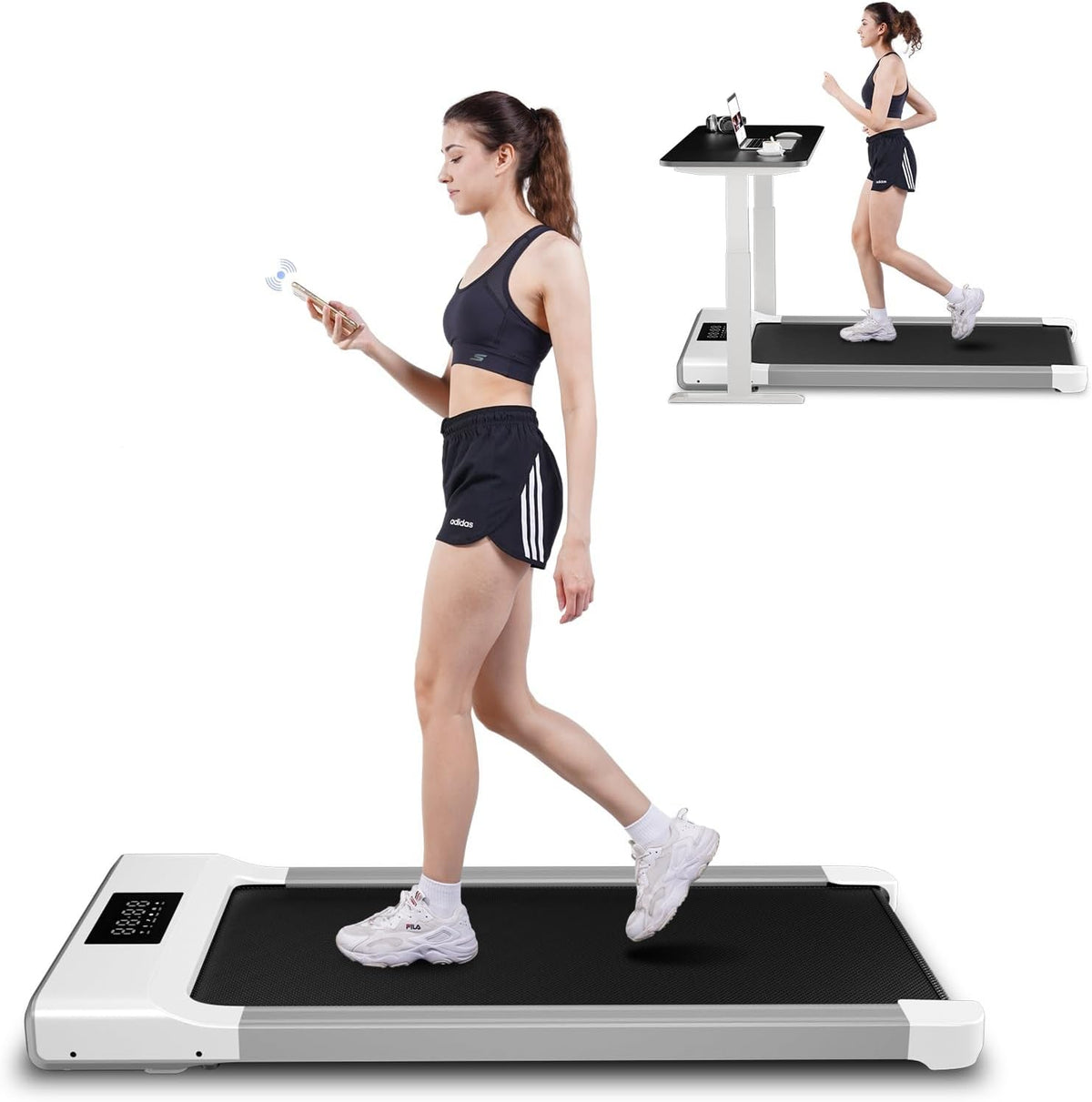 Walking Pad Under Desk Treadmill with Remote Control LED Display A951814