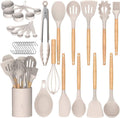 33 Pcs Non-Stick Silicone Cooking Utensil Set with Holder K88394