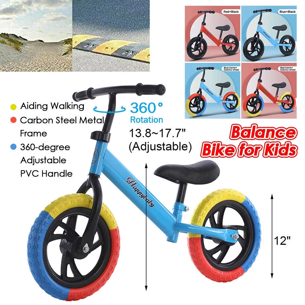 Kids Balance Bike Toddler Training Bicycle A2492