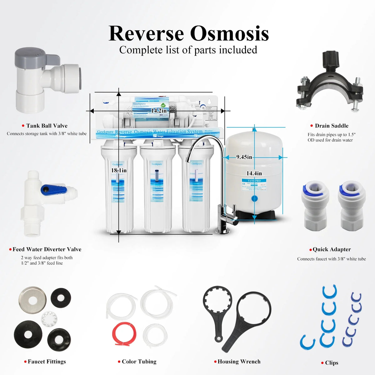 6-Stage Reverse Osmosis Water Filter System P77722