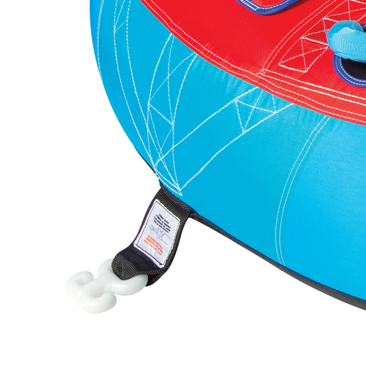 Blue & Red 3 Person Inflatable Towable Inner Tube R767156