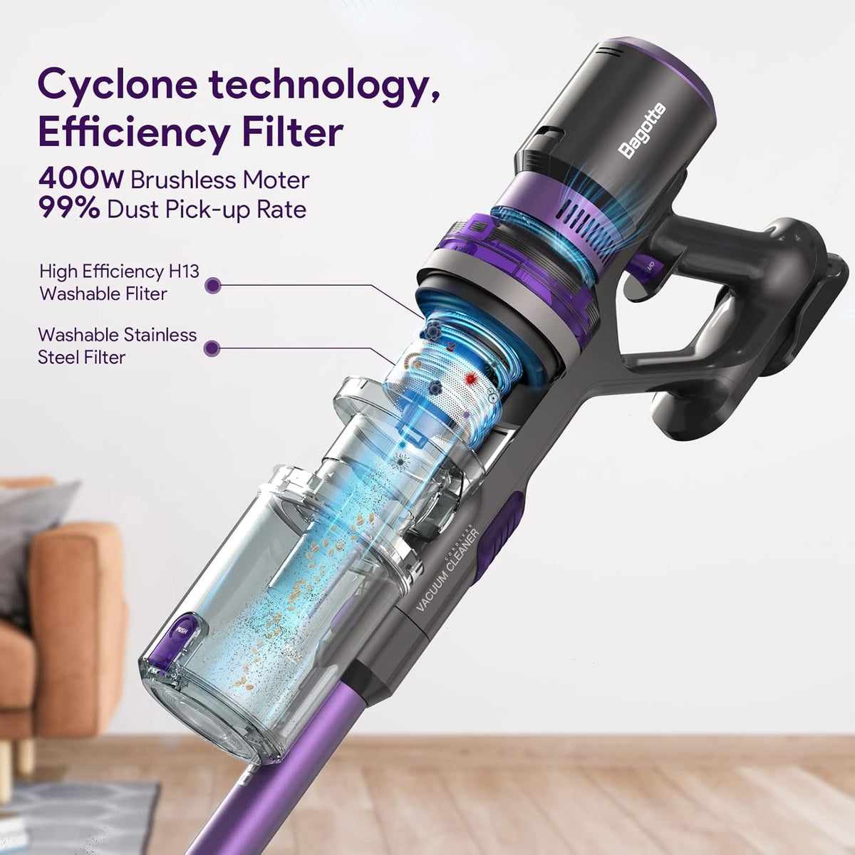 Cordless Stick Handheld Vacuum Cleaner I73531