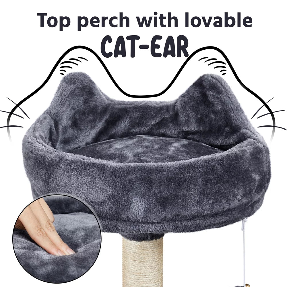 Dark Gray Cat Tree Q927