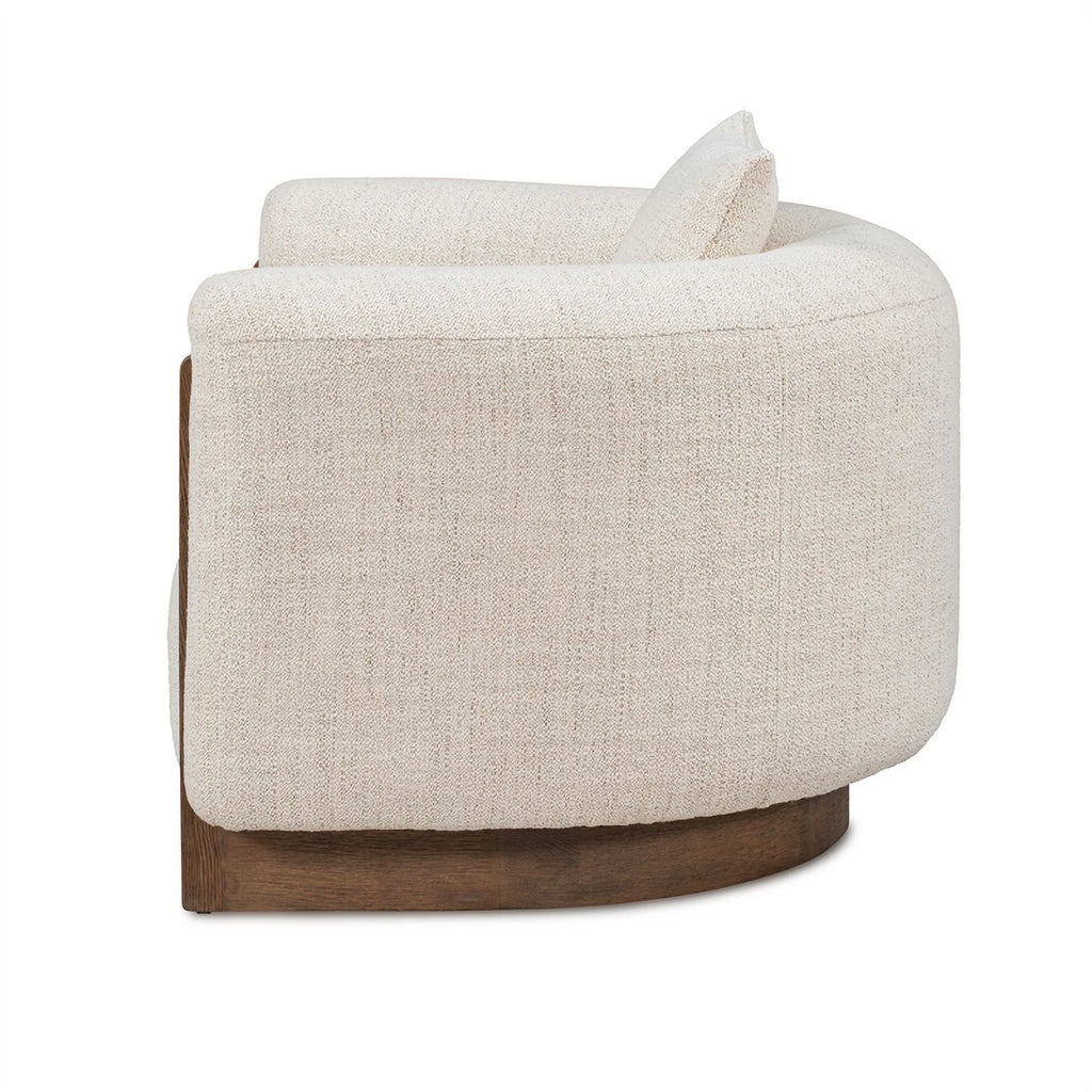 Cream Fabric Accent Chair W43435
