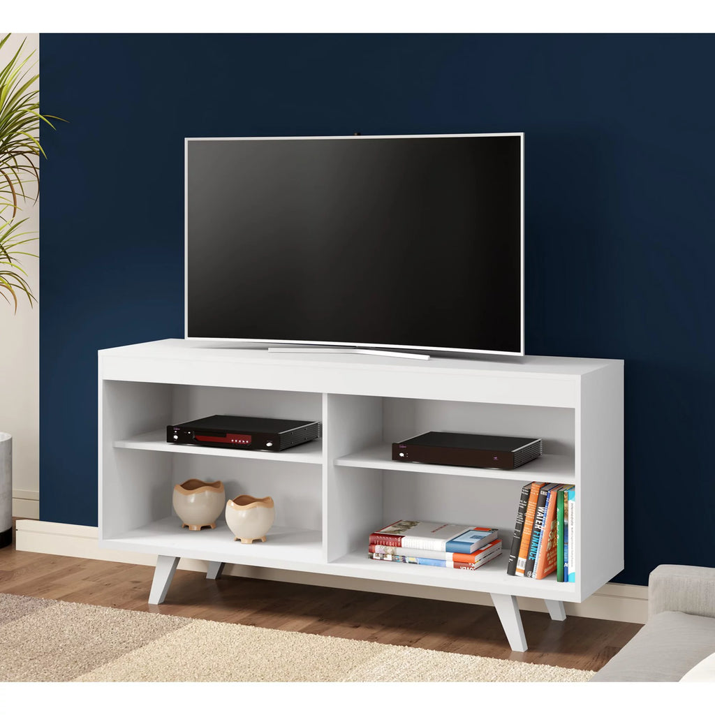 White Wood TV Media Console C4472