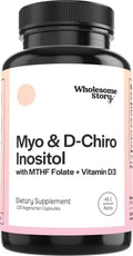 Myo-Inositol & D-Chiro Inositol Capsules with MTHF, Folate, Vitamin D C38096