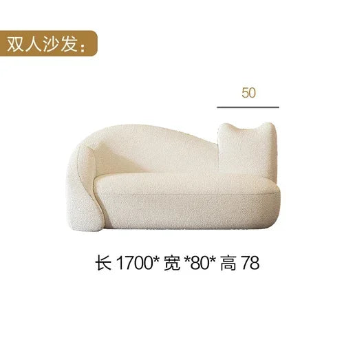 White Modern Sofa A687