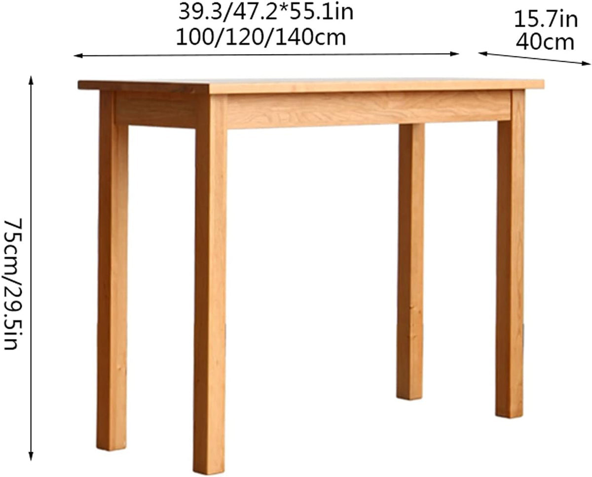 Narrow Wooden Writing Desk A718