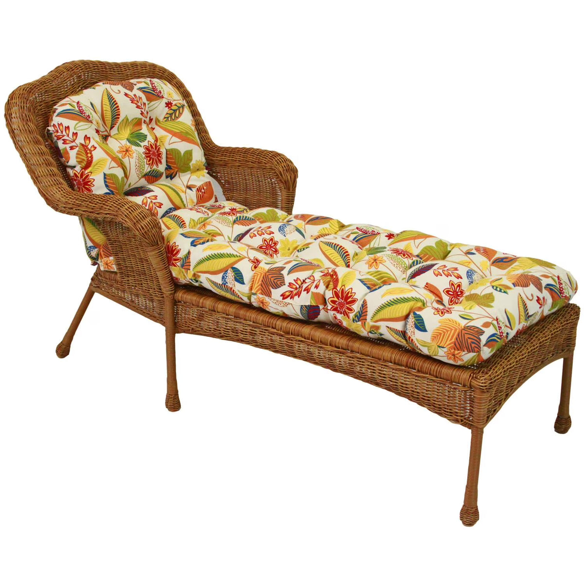 U-Shaped Outdoor Tufted Chaise Lounge Cushion H4223