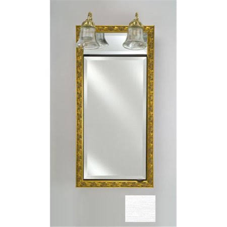 Recessed Single Door Cabinet with Traditional Lights G65385