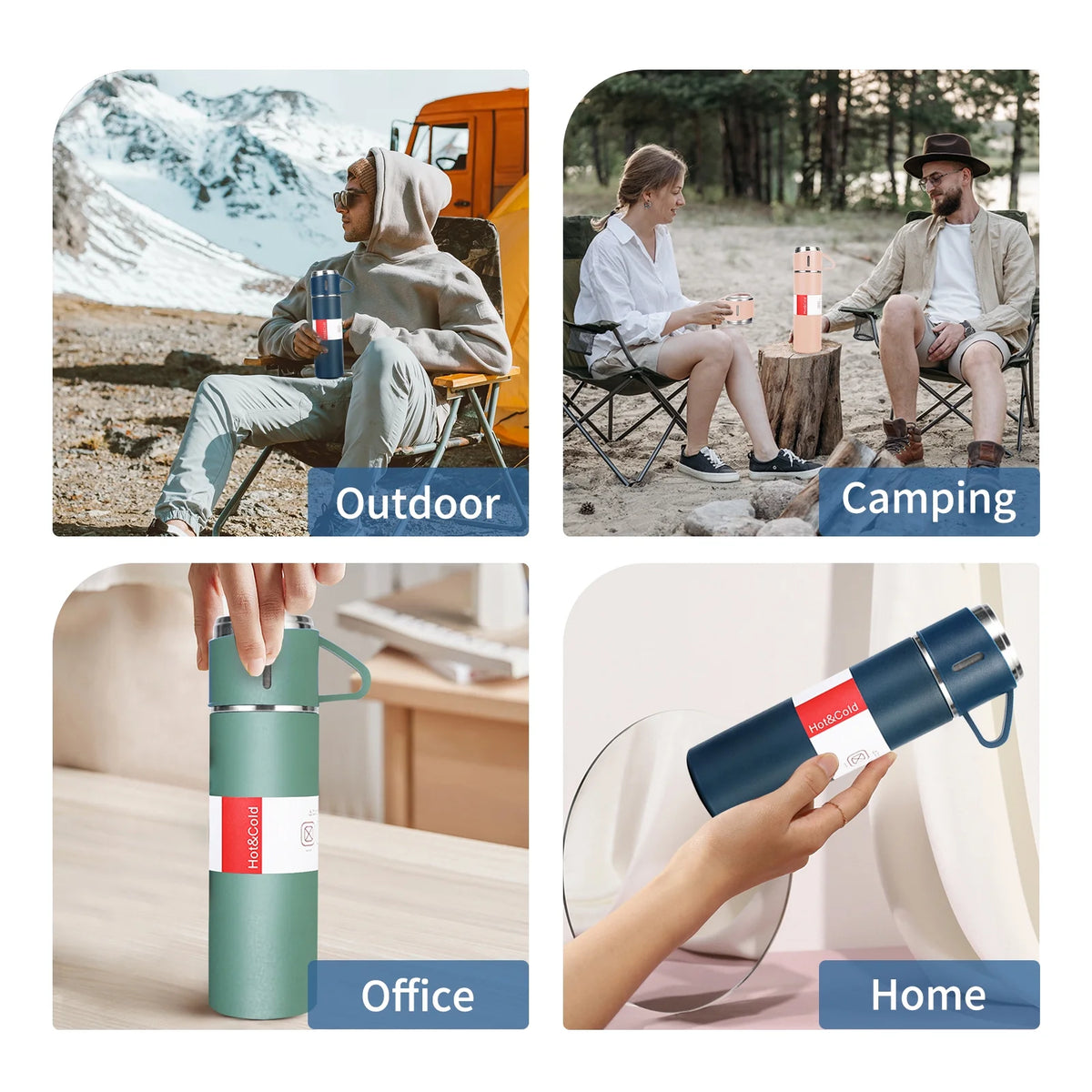 Insulated Stainless Steel Travel Mug 500 L O647