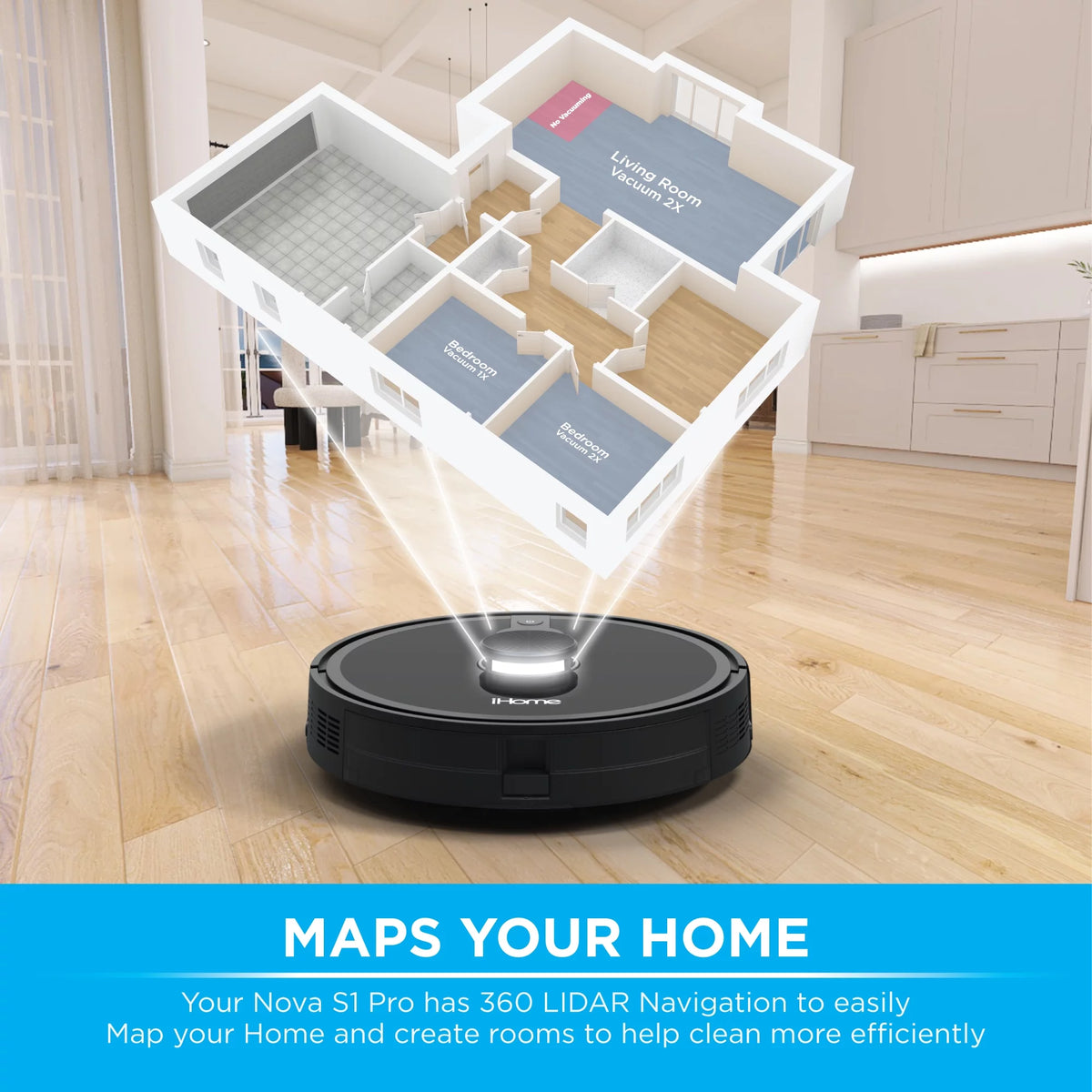 Self Empty Robot Vacuum S320