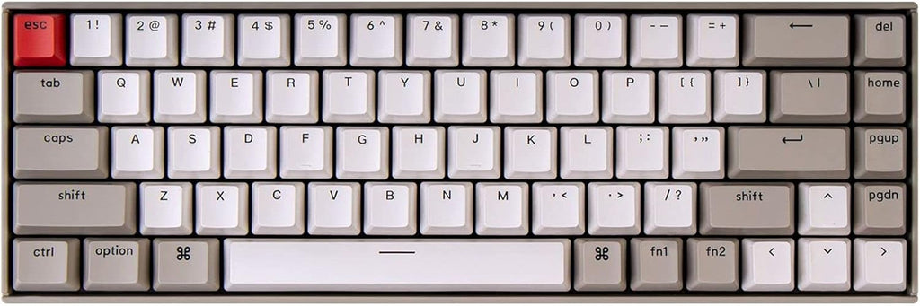 65% Compact 68 Keys Wireless Mechanical Keyboard with Keychron Red Switch X29151