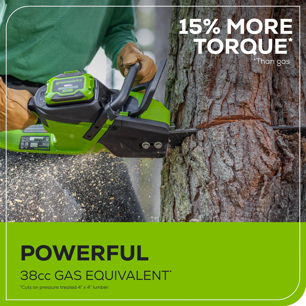 60V Brushless Chainsaw with 2.5 Ah Battery & Charger B86148