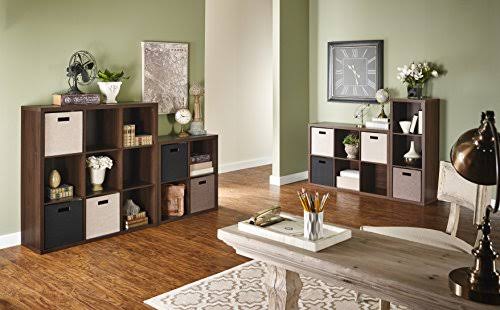 Natural Gray 4-Tier Bookcase E302