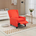 Red Adjustable Wingback Recliner Chair I89831