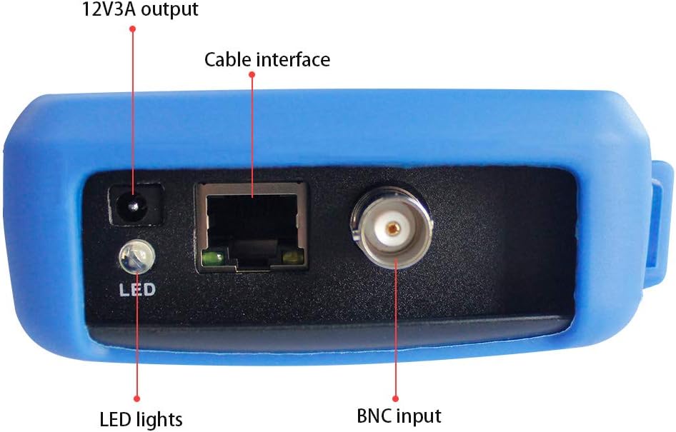 4 Inch Touch Screen IP Camera Tester with WiFi and PoE Power Output H730