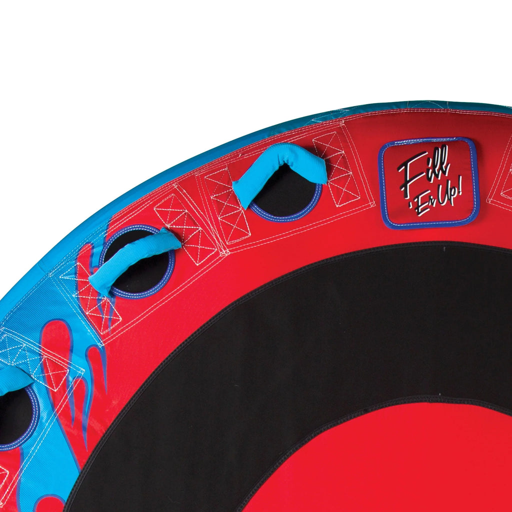Blue & Red 3 Person Inflatable Towable Inner Tube R767156