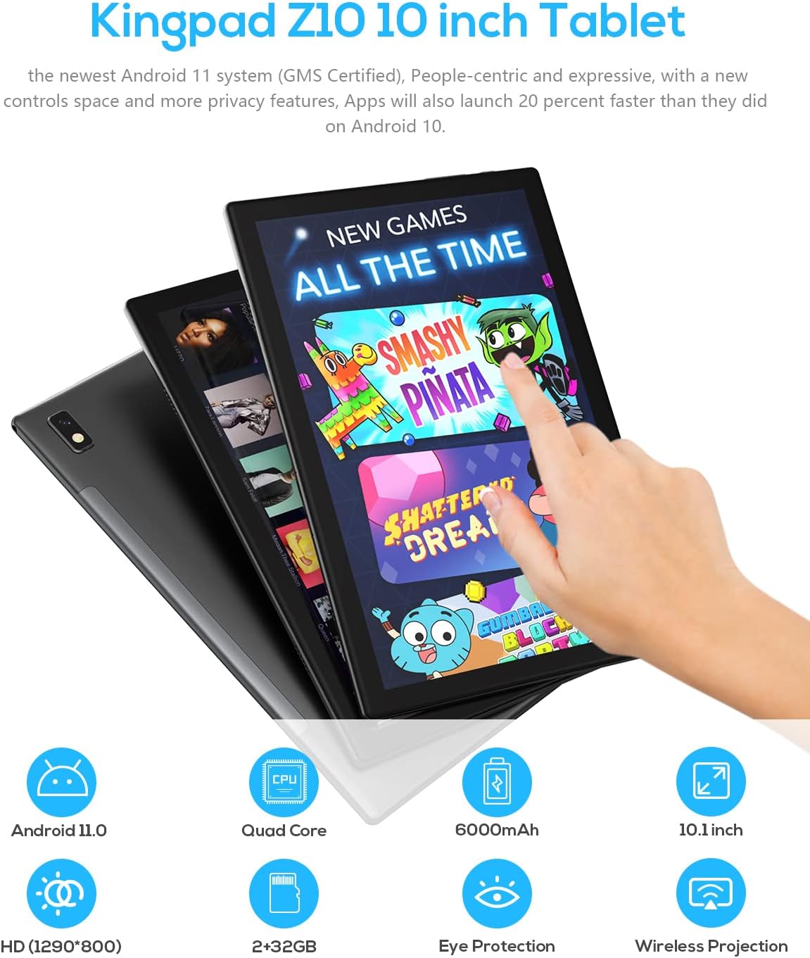 10 inch Slate Black Metal Body Tablet G304