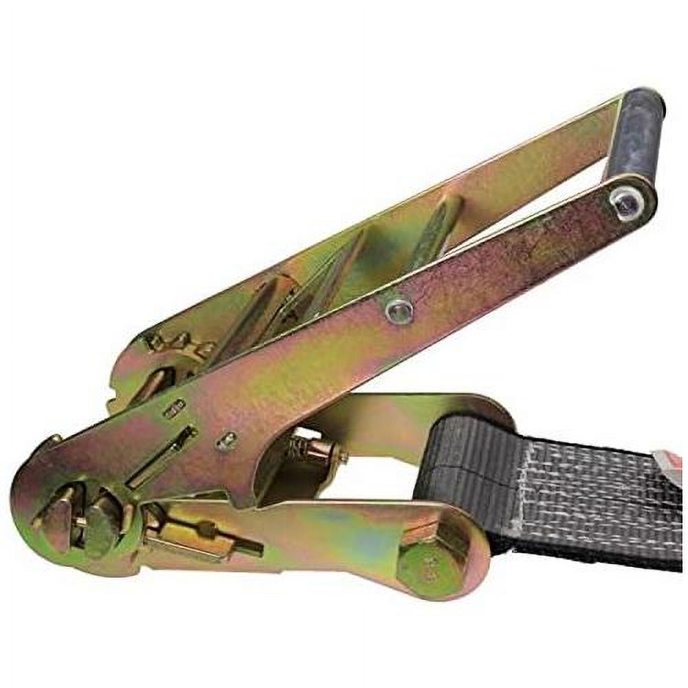 4 Inch X 30 Foot Blackline Ratchet Strap With Chain Extensions O944769
