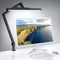 LED Desk Lamp with Clamp, Dimmable Swing Arm, 4 Color Modes C52426