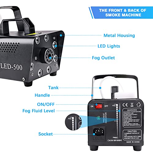 500W Fog Machine with Wireless Remote K4942