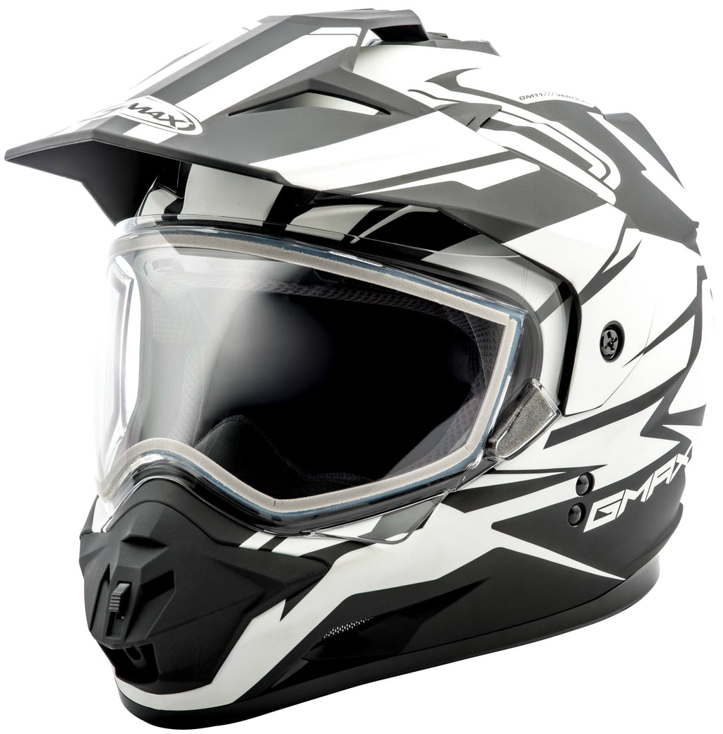 Vertical Dual Sport Snow Helmet 2XL Black/White S613731