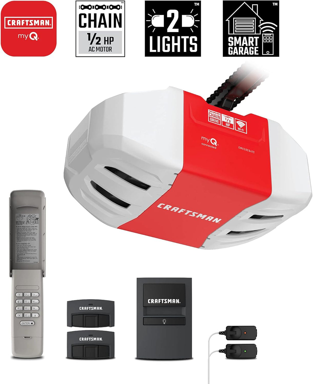 1/2 HP Chain Drive Garage Door Opener A732308
