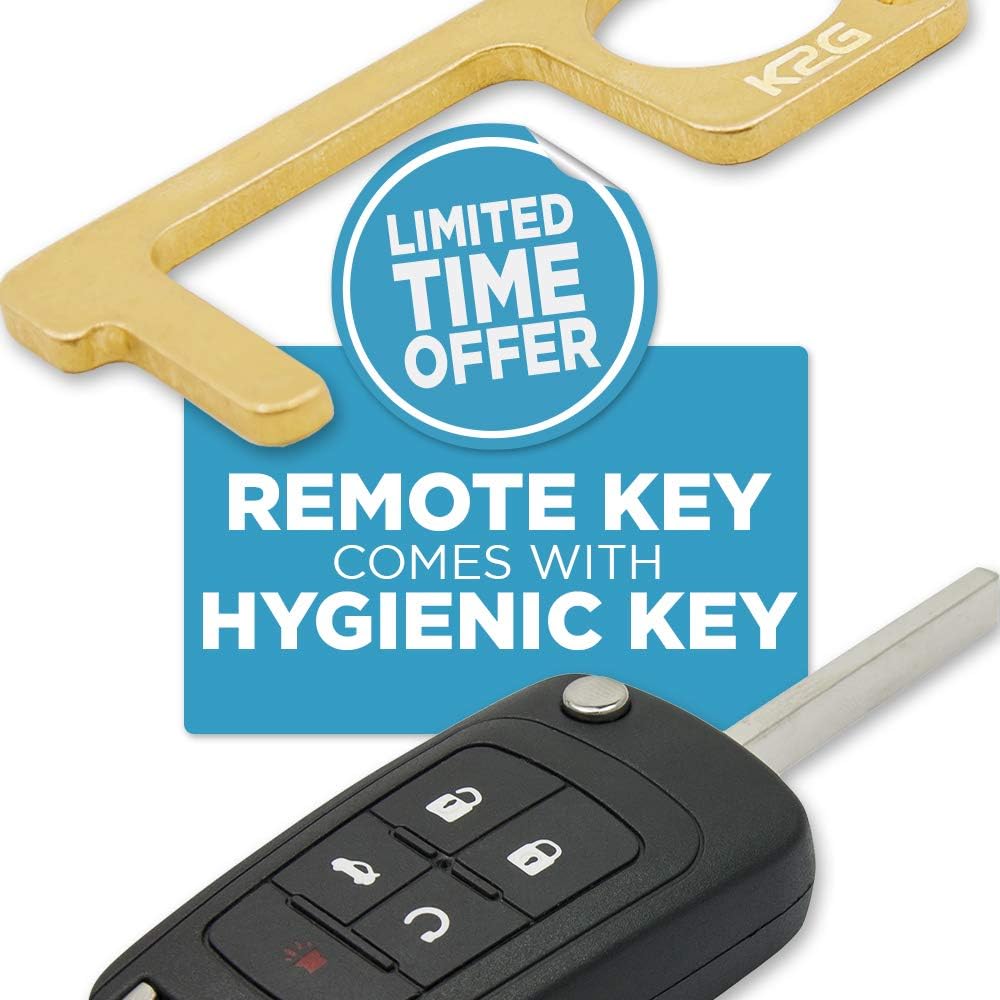 5 Button Flip Car Key Fob Pack of 2 O843231