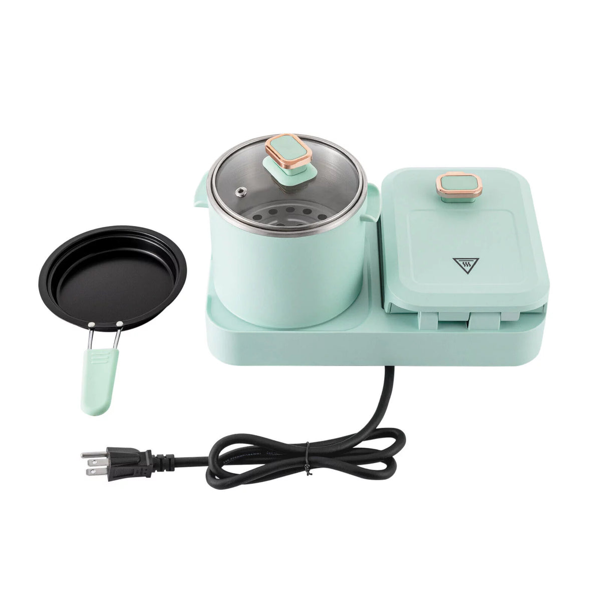 Electric Breakfast Station Mini Toaster Sandwich Machine Non-stick M8785