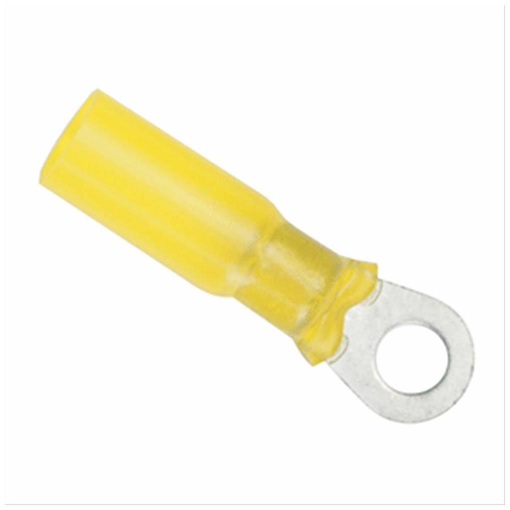 12-10 Gauge 5/16" Heat Shrink Ring Terminal 100-Pack O21476