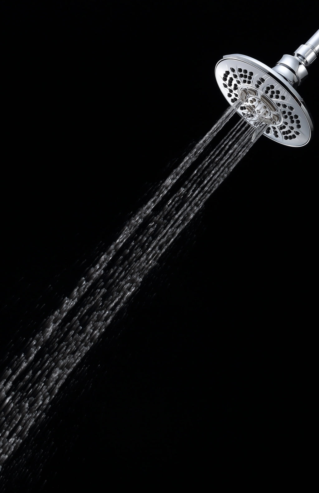 6-Setting Large Chrome Shower Head with Rub-Clean Nozzles Z8986