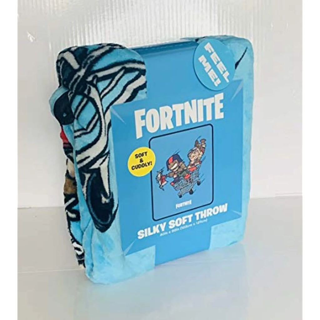 Blue Microfiber Throw Z3492