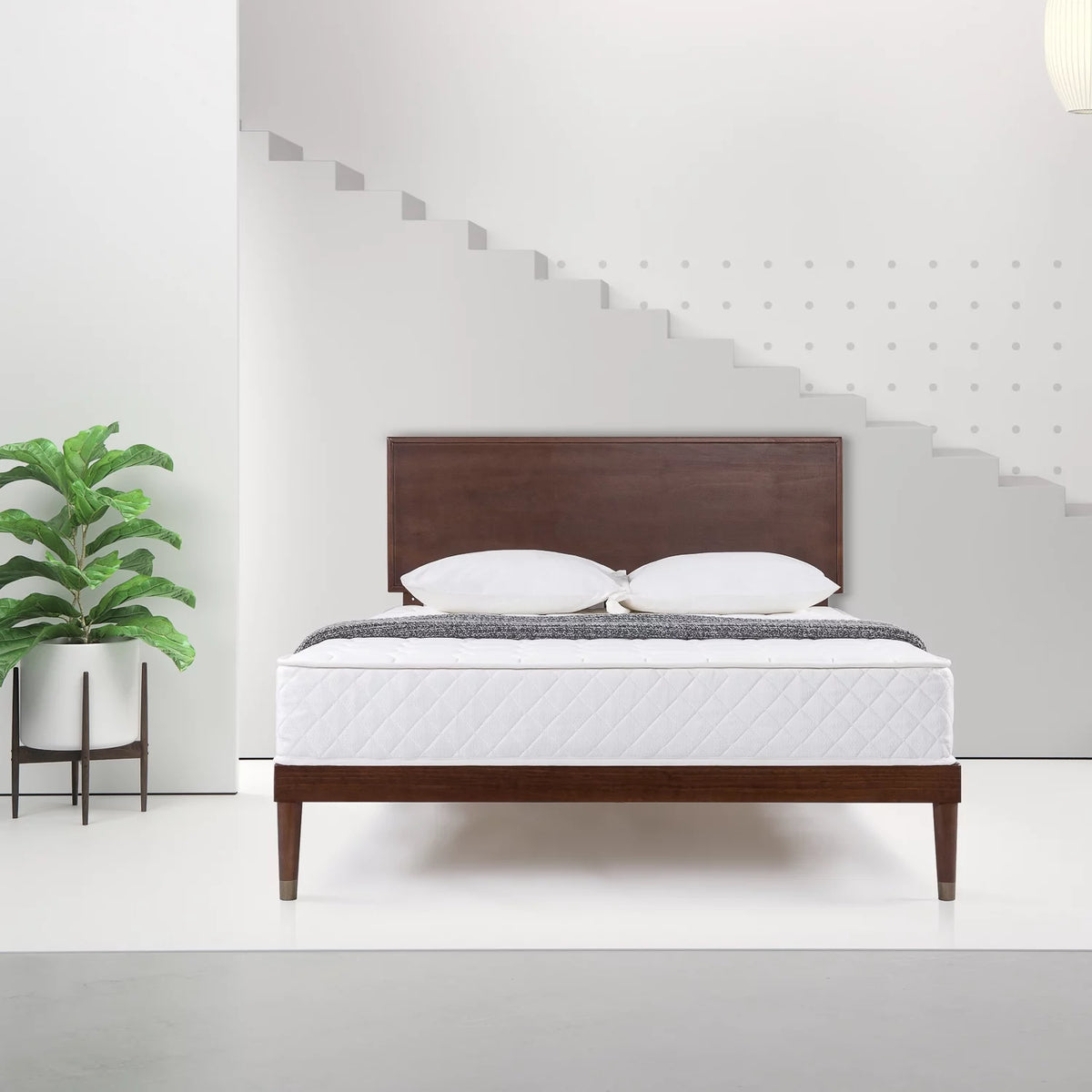 8" Quilted Hybrid Mattress of Comfort Foam and Pocket Spring, Full K496