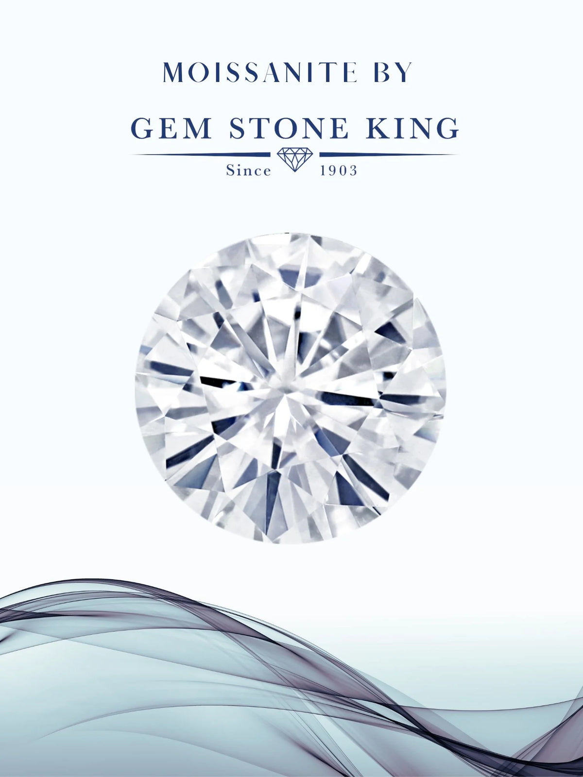 925 Sterling Silver Sky Blue Aquamarine White Diamond White Moissanite Engagement Ring M719
