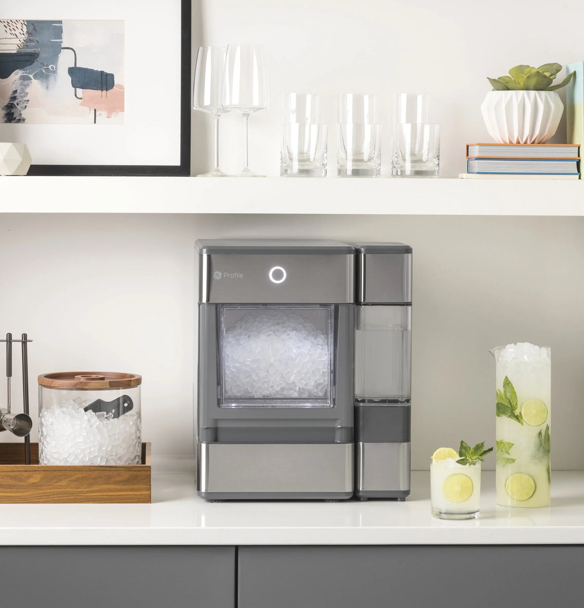 Countertop Stainless Steel Ice Maker H46307