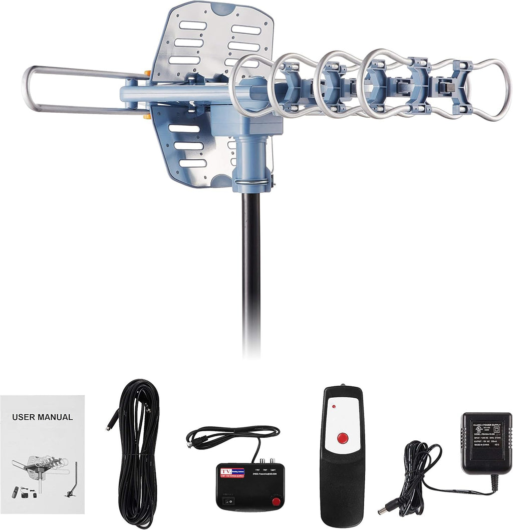 Digital Amplified Outdoor HDTV Antenna with 60FT Coax Cable Y2776