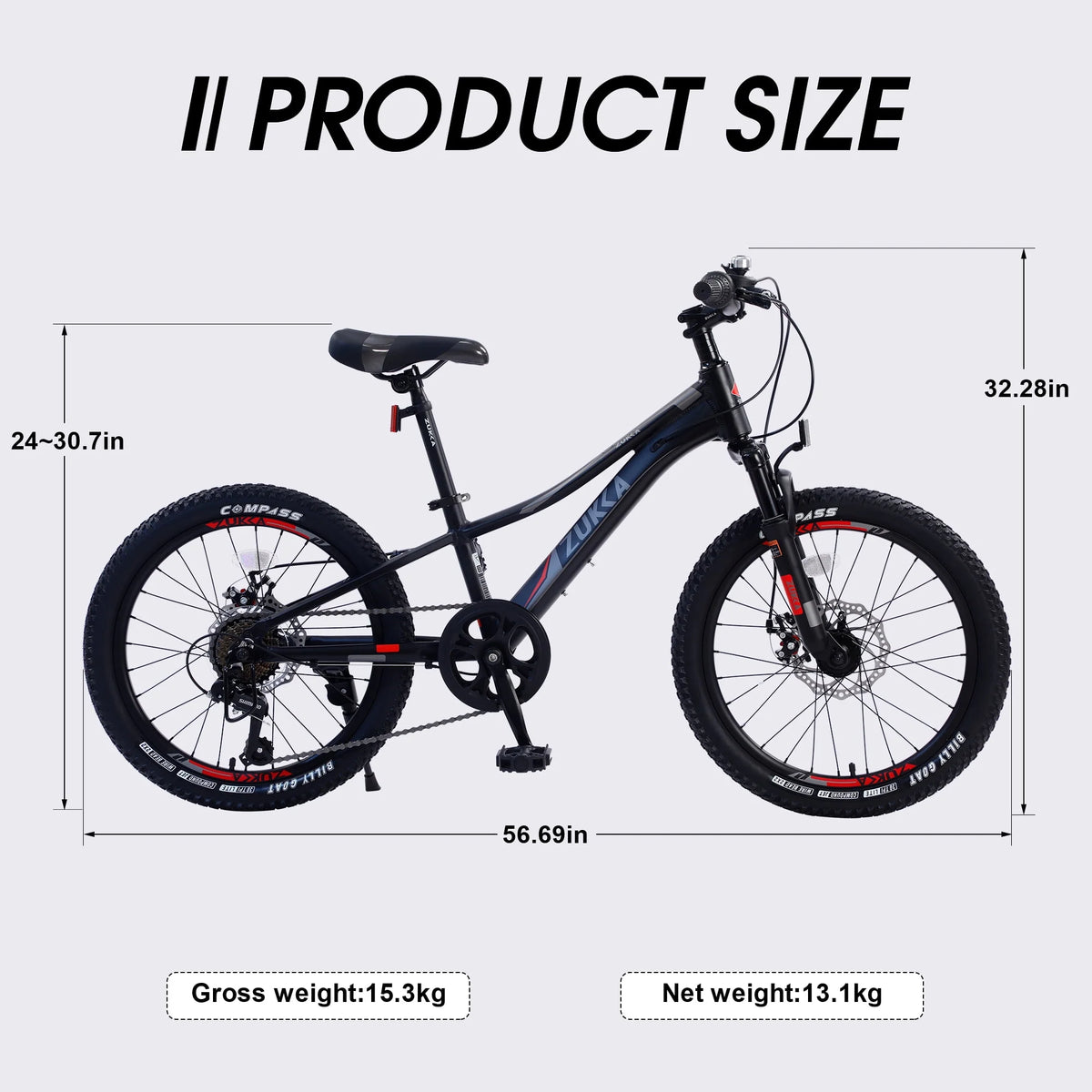 20” 7 Speed Green Mountain Bike H79206