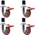 4 inch Total Locking Caster Wheel Set S4709