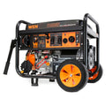 11000-Watt 120-Volt 240-Volt Dual Fuel Electric Start Portable Generator with Wheel Kit and CO Shutdown Sensor L4099