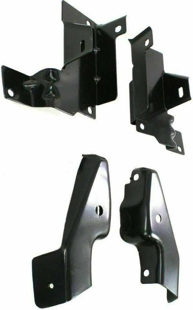 Front Bumper Chrome Steel Set T634