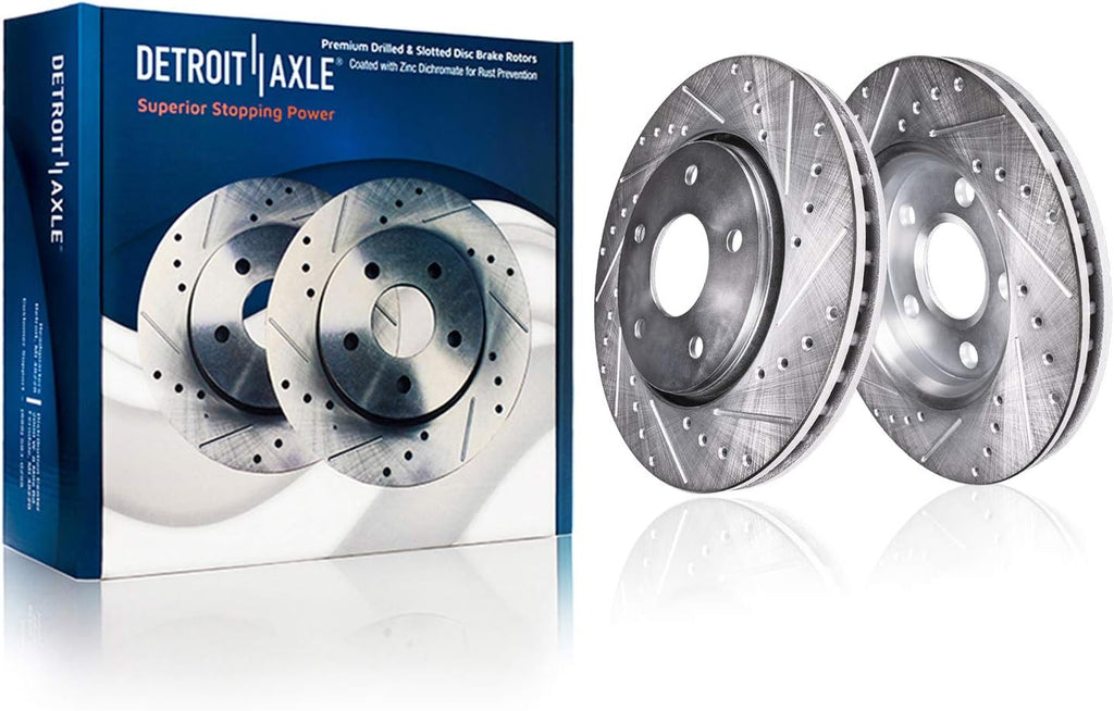 Drilled & Slotted Front Brake Kit Rotors & Pads M991