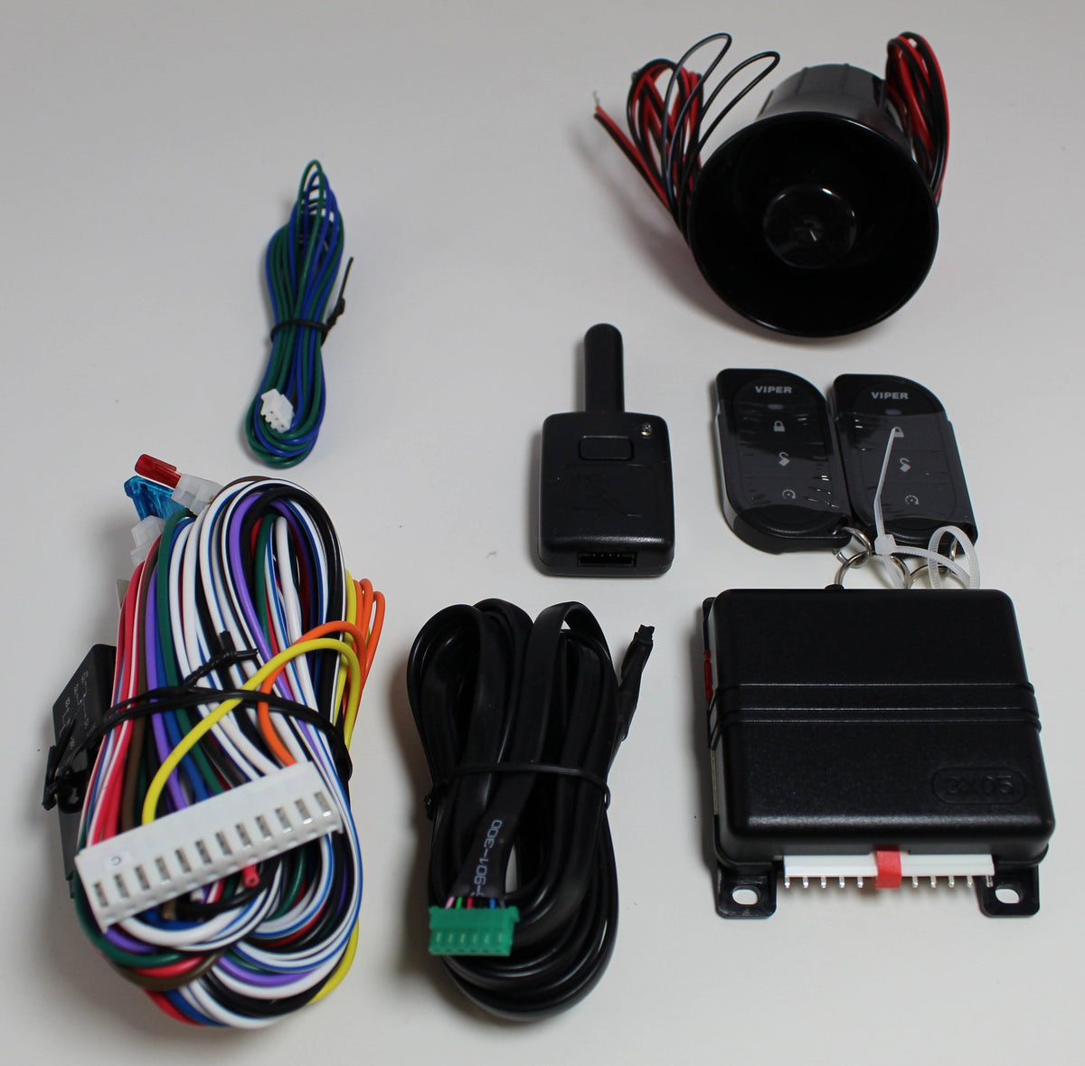 1-Way Car Alarm Security System and Keyless Entry D125