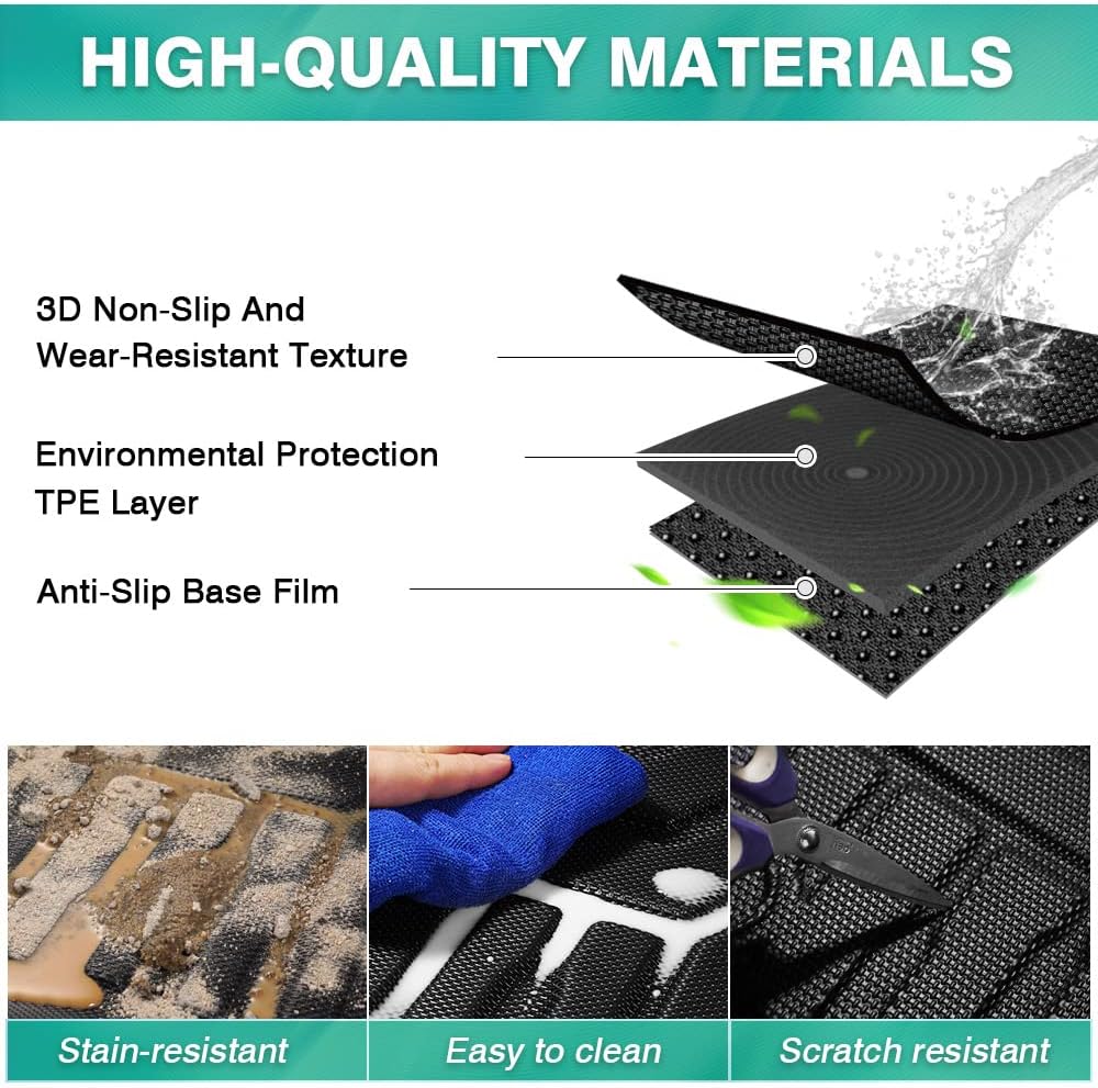All Weather Rear Cargo Trunk Floor Mat I420