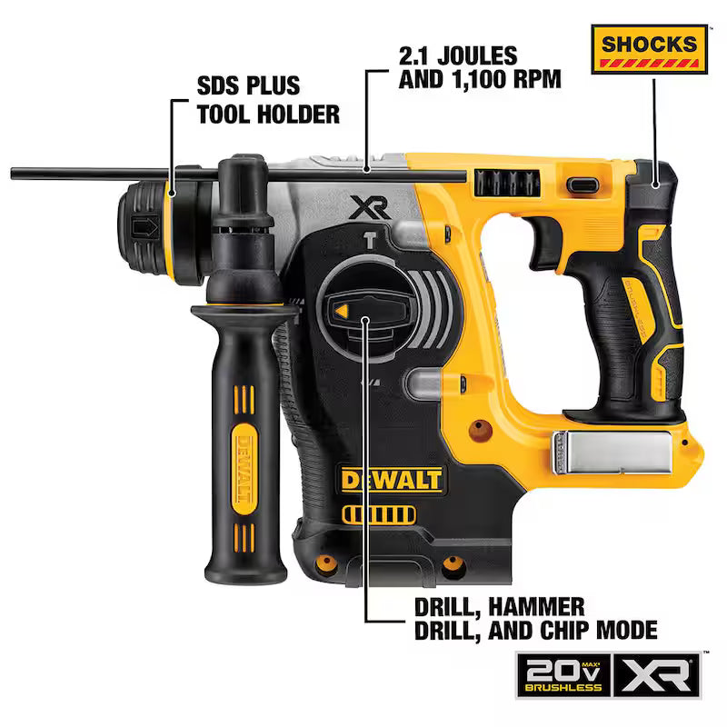 20V MAX Cordless Brushless Rotary Hammer and Shears L455