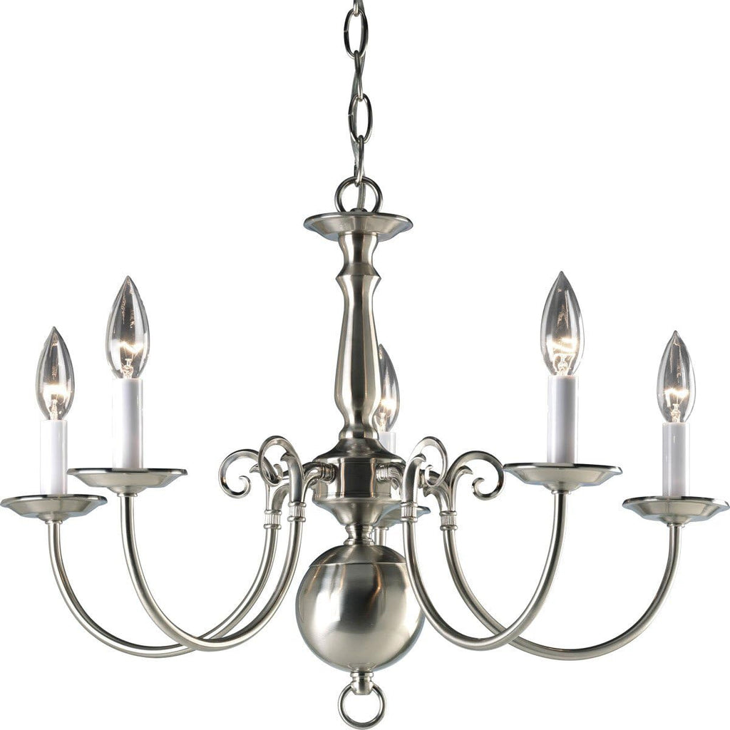 5-Light Polished Brass Chandelier X185976