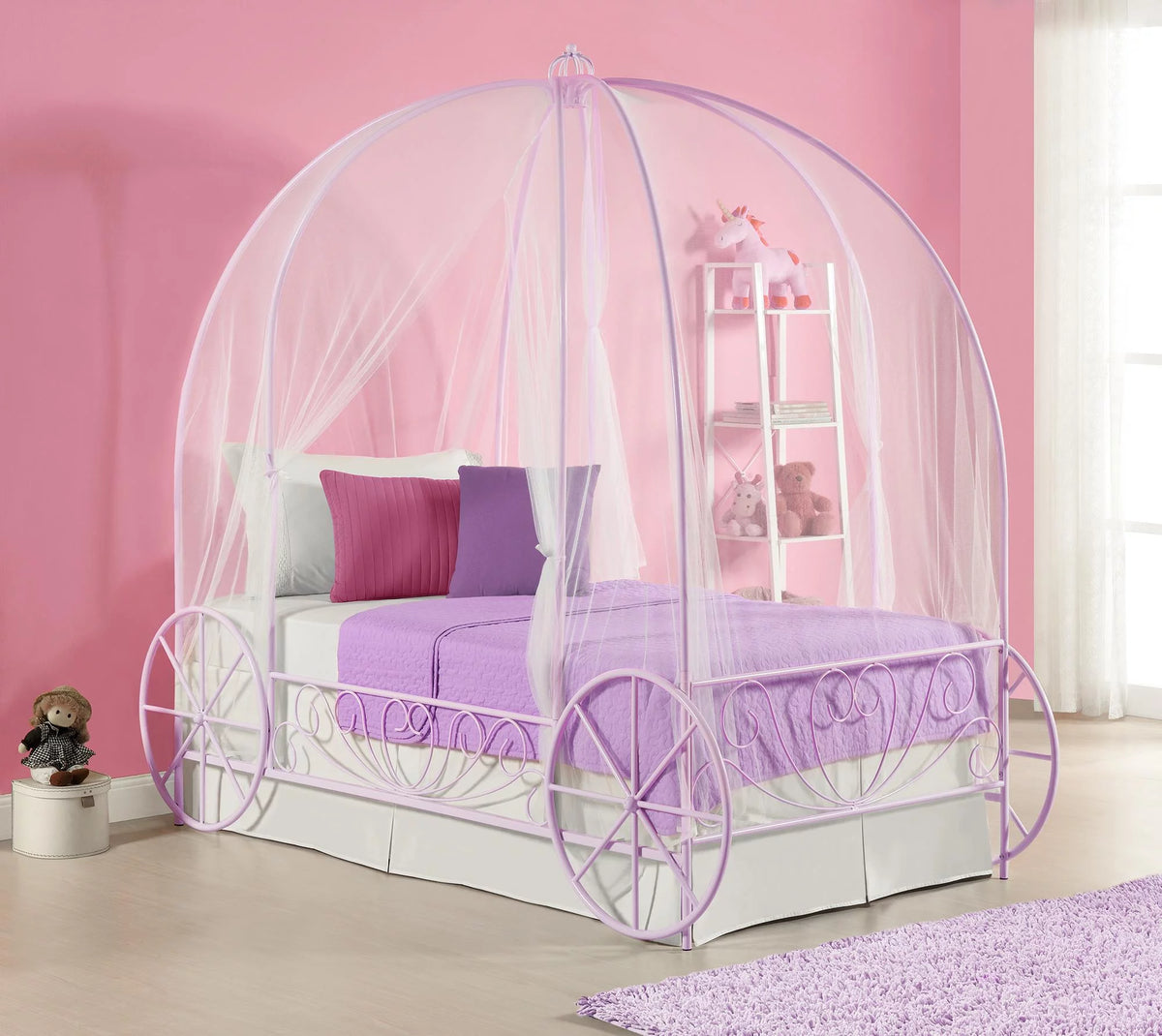 White Metal Bed, Twin U864282