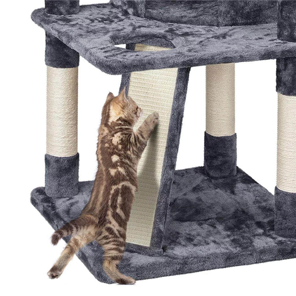 Dark Gray Cat Tree Q927